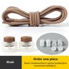 Elastic Round Lock Shoe Laces No Tie Shoelace Children's Sneakers Shoelaces Without Ties Kids Adult Laces for Shoes Shoestrings