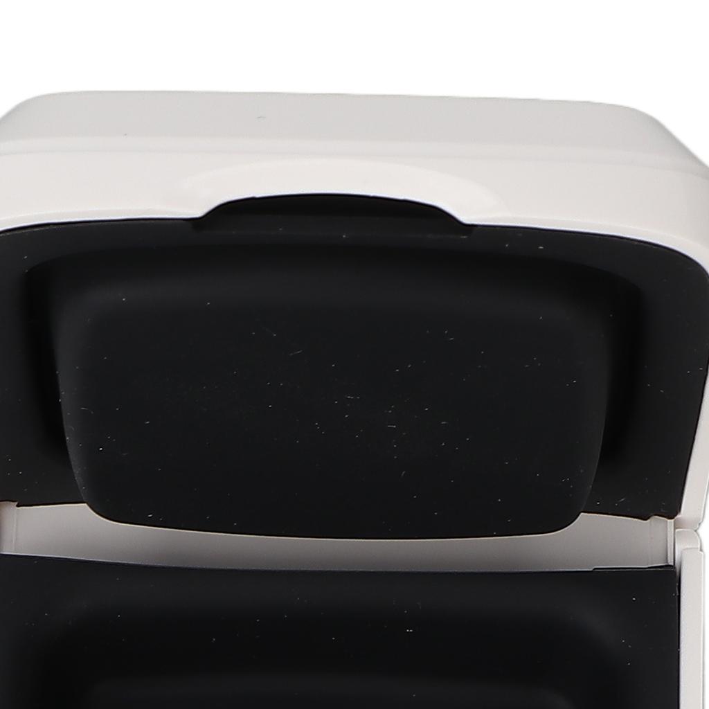 Ochranné pouzdro na sluchadlo Přenosný úložný box na sluchadlo pro zesilovač zvuku Bílý