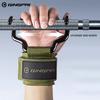 Ganci per Sollevamento Pesi con Impugnature e Cinghie da Polso per Allenamento in Palestra Powerlifting Ganci Robusti per Trazioni Impugnature Guanti Fitness 1