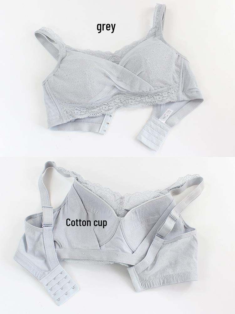 Post-Mastectomy Silicone Prosthetic Lace Bra - Plus Size, Breathable, Shaping, Bandeau