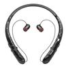 HX-831 Waterproof Neckband Headset BT 5.0 Sweatproof Workout Headphones Noise Canceling Stereo Retractable Earbuds with Mic