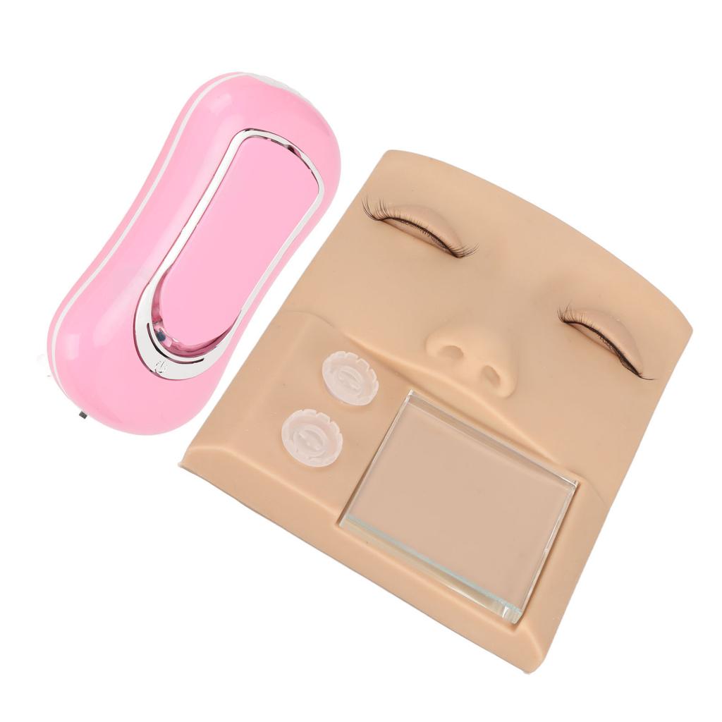 Silicone False Face Set Grafting Eyelash 3 In 1 Professional Practice Face Kit Simulate Skin