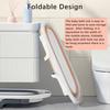 UBRAVOO Baby Bathtub with Drain Plug, Foldable Portable Baby Bathtub (Built-in Non-slip Support, Suitable for Travel)