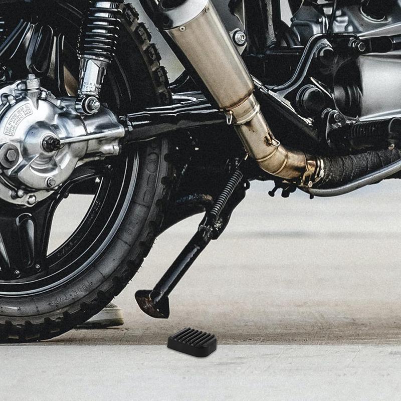 Motorcycle Footrest Soft Rubber Pad Scooter Footrest Base Plate Anti-slip Base Motorcycle Base Bracket Extension Foot