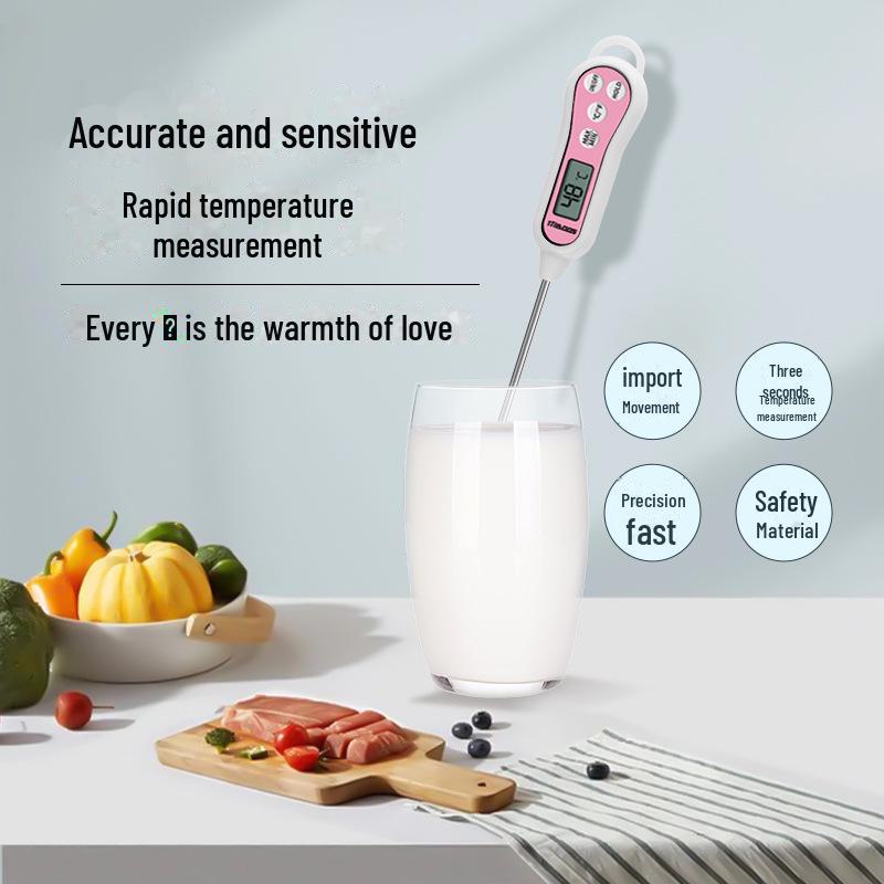 Precision Culinary Thermometer for Measuring Water, Milk, Oil, and Baking Temperatures