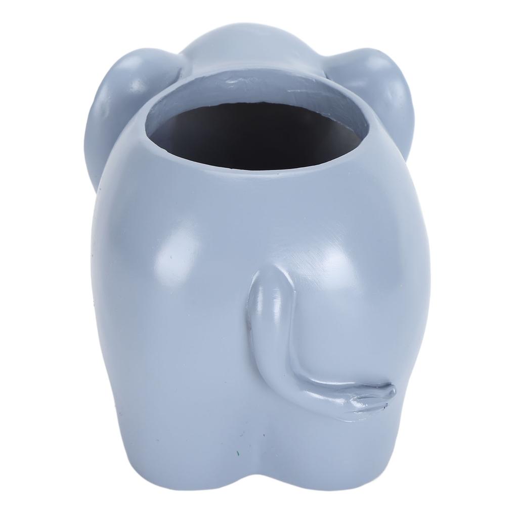 Słonik Sukulent Doniczka Kreatywne Drobne Rzemiosło Żywica Słonik Ozdobna Doniczka na Patio