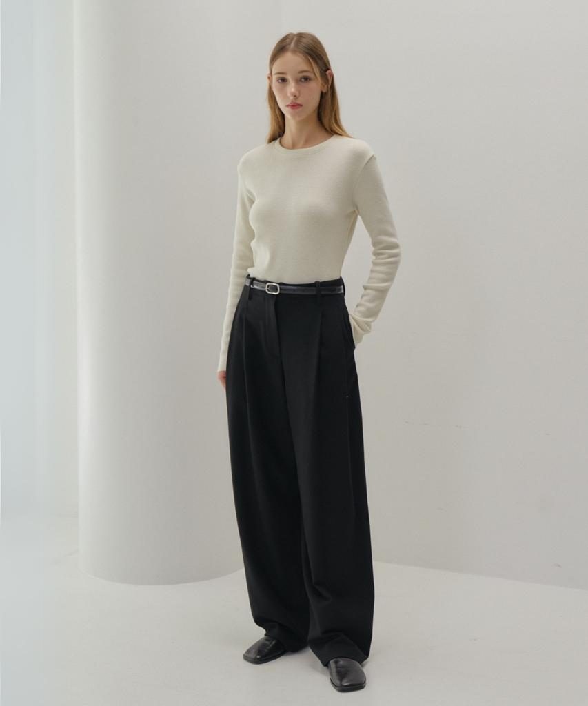 Okuka Signature Wool Trousers_Black