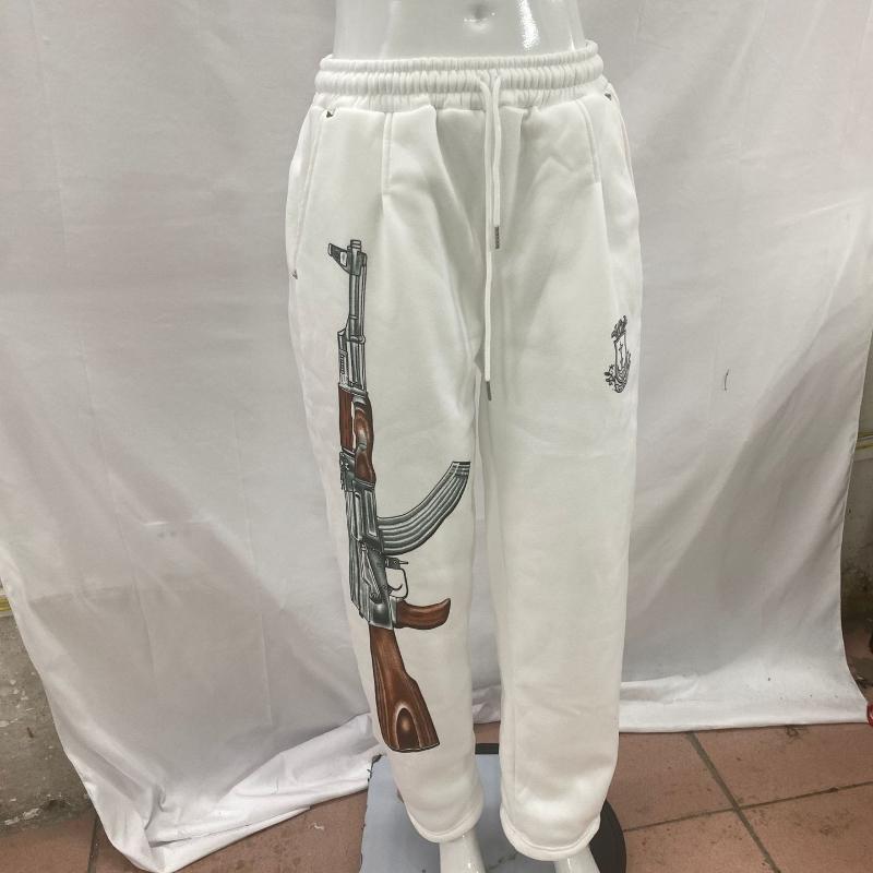 

Европейские и американские ретро уличные хип-хоп брюки свободного кроя с принтом Y2K XL белый