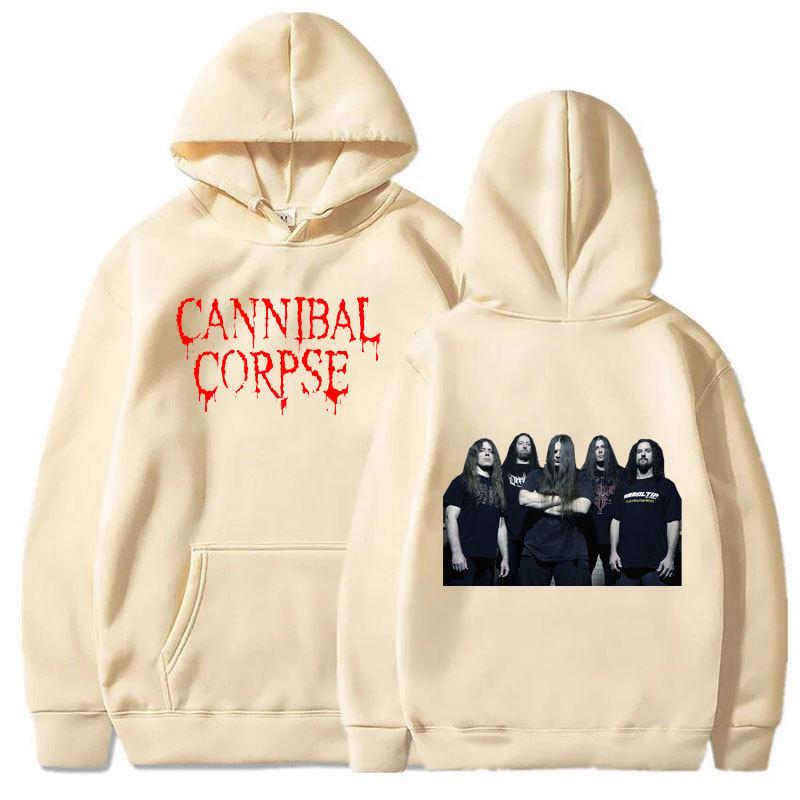 European Size CANNIBAL CORPSE Band Hoodie - Metal Rock Fashion