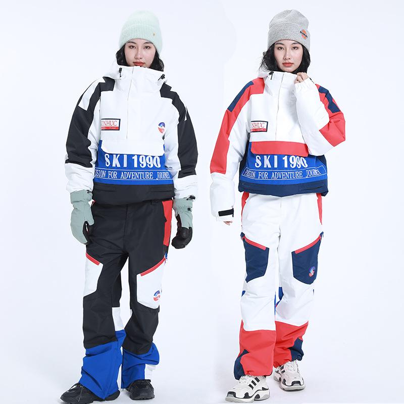 Unisex One-Piece Ski Suit and Separate Pants