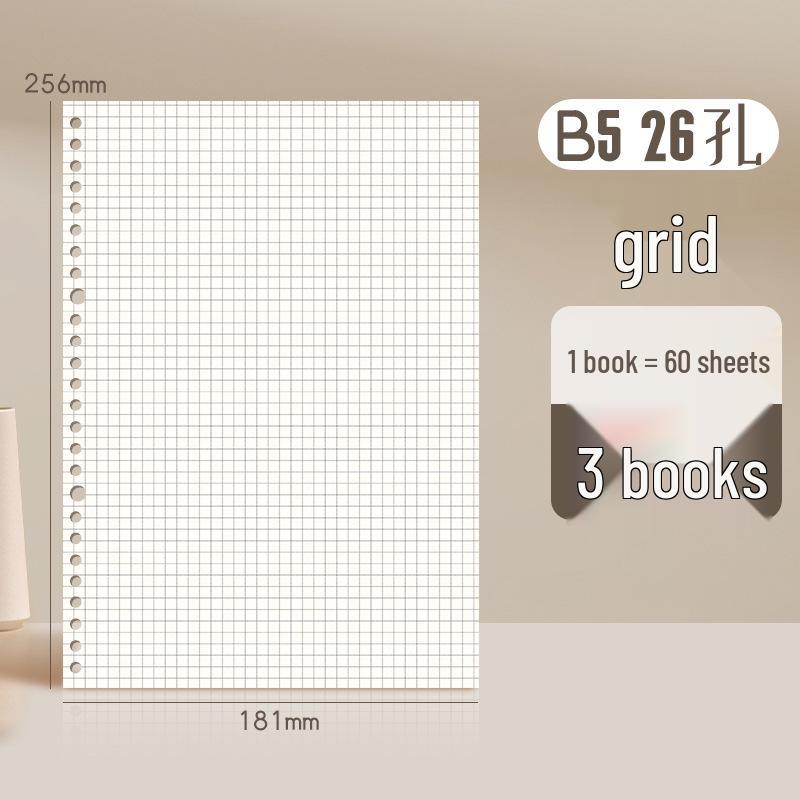 GoodNotes Refill: B5 Binder, A5 Replacement, A4 Loose-Leaf Notebook, Blank Grid Paper