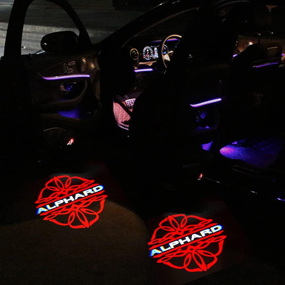 Uuakarin Alphard Courtesy Light, Door Welcome Light, Courtesy Lamp, LED Logo Projection, Toyota 20