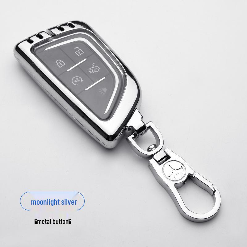Cadillac ATLS/XTS/XT4/XT5/CT6/SRX Metal Car Key Case Keychain