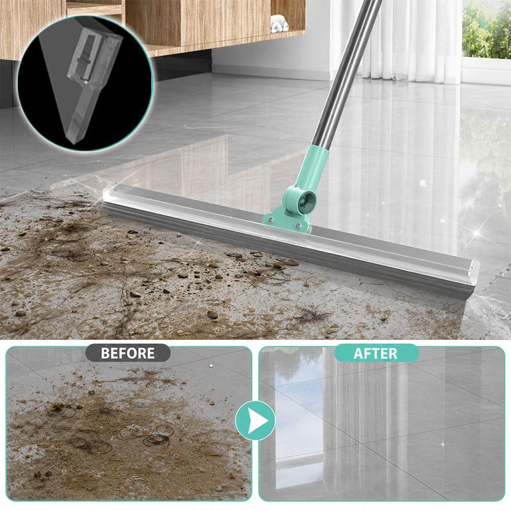 Quick Cleaning Silicone Floor Squeegee Hair Mop Floor Wiper Squeegee Magic Broom Household Floor