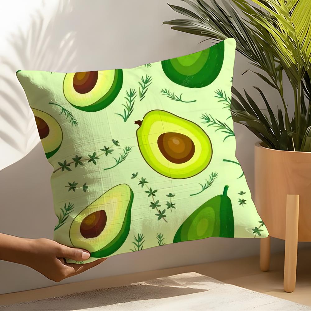 Avocado print Pillow Case Home Living Room Decoration Linen Pillow Cases Cushion Cover