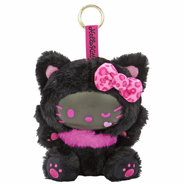 Sanrio Hello Kitty Fine Face Cat Black Mascot Plush