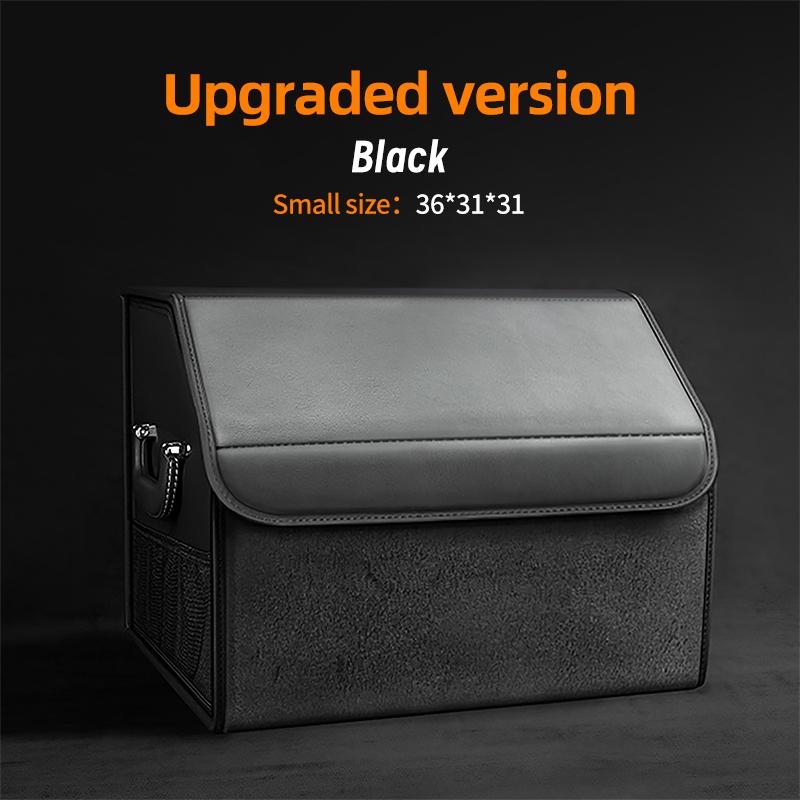 Auto Wildleder Kofferraum Organizer Große Kapazität Leder Faltbare Aufbewahrungsbox Tragbar Multifunktional Werkzeug Organizer Auto Zubehör