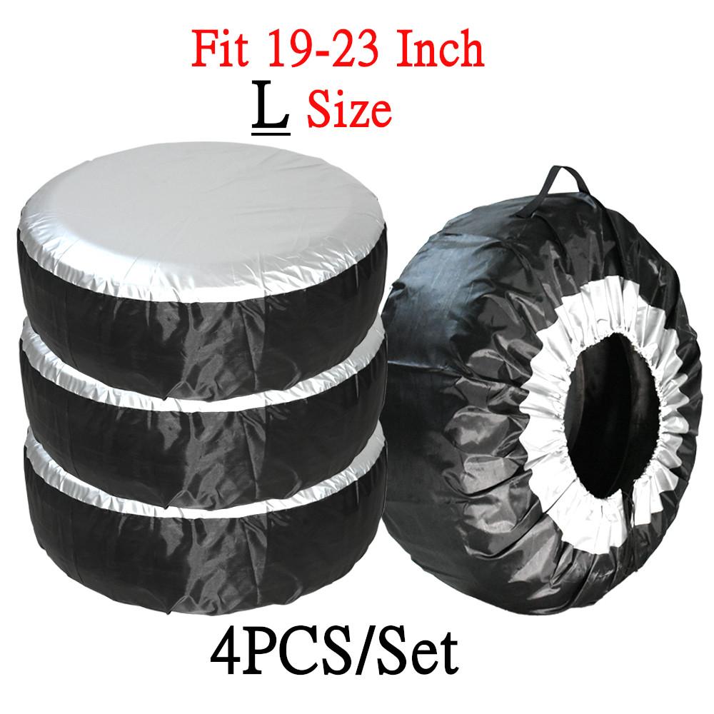 Universal 13-19inch 19-23inch Car SUV Tire Cover Case Spare Tire Wheel Bag Tyre Spare Storage Tote Polyester Oxford Cloth