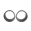 Car ABS Front Headlight Ring Lamp Decoration Cover Stickers For Jeep Wrangler JL JT Gladiator 2024 Up Car Accessories