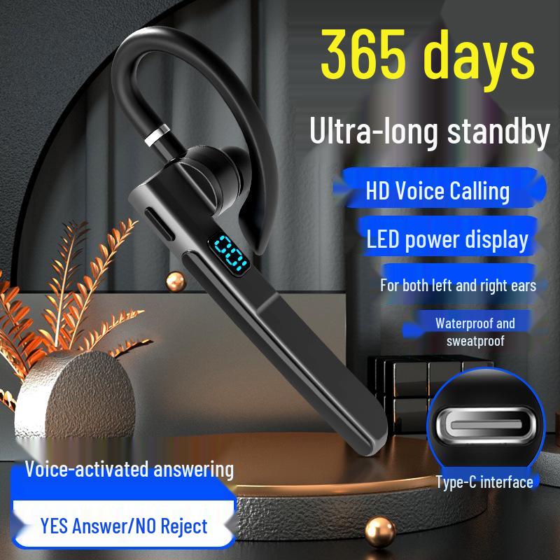 X6 Drahtloses Bluetooth-Headset: In-Ear, Ohrbügel, ENC-Geräuschunterdrückung, Bluetooth 5.3 zum Fahren