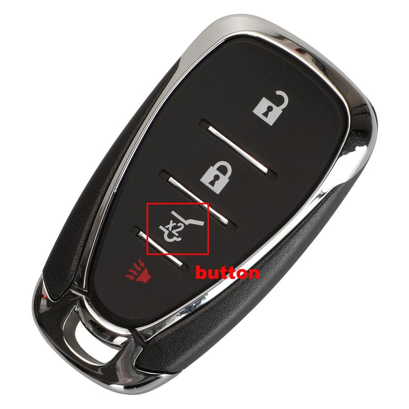 Jingyuqin 2/4/5/6 Buttons Remote Car Key Shell Fob Case For Chevrolet Camaro Equinox Cruze Malibu Spark Smart Key NO LOGO