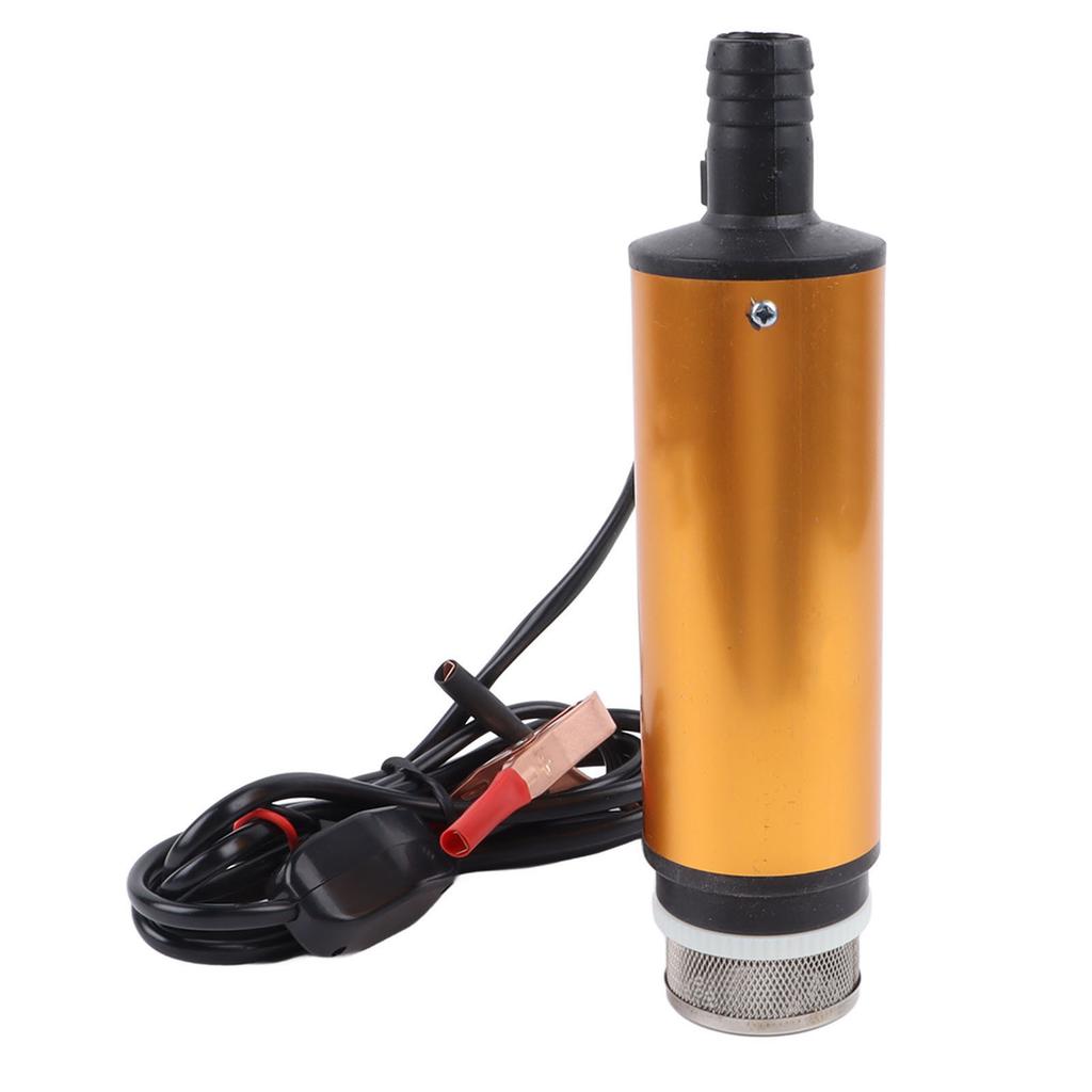 Fuel Transfer Pump 24V Aluminum Alloy Efficient Electric Self Priming Diesel Pump for Car Marine