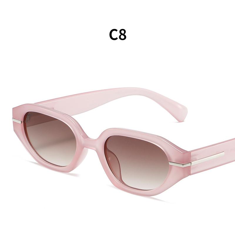 Women's sunglasses, personalized small-frame sunglasses, men's and women's fashion simple sunglasses