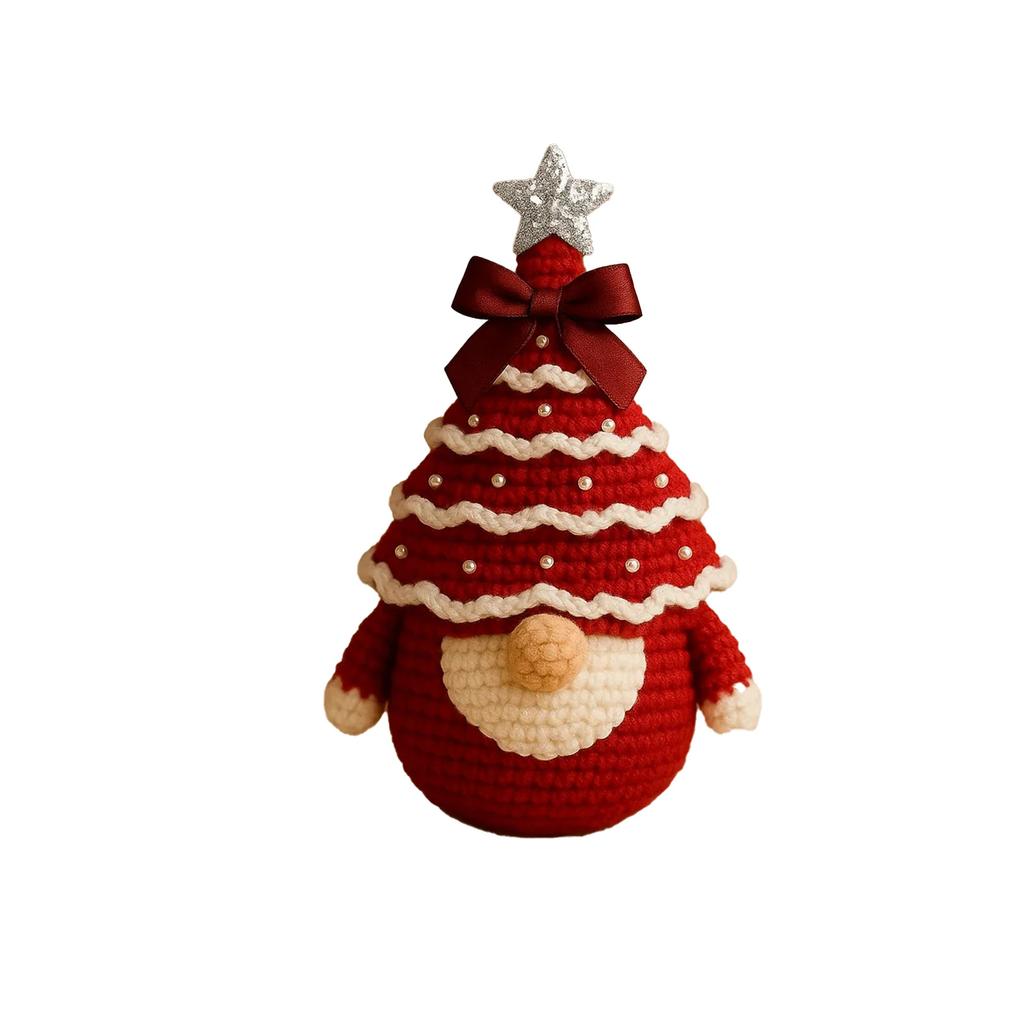 DIY Crochet Christmas Tree Kit Handmade Holiday Decoration Set