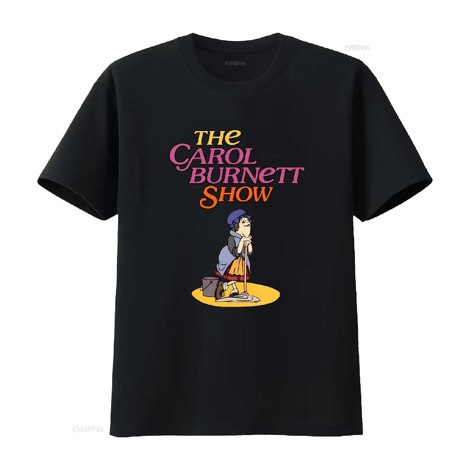 Brand New Carol Burnett Active T Shirt Funny Size S to 5XL vintage Washed fashion Breathable Unisex designer clothes homme XXXXXL чёрный