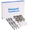 9 Tips 3 Wands Diamond Dermabrasion Accessory Replacement Tips Diamond Wands Filter Skin Microdermabrasion Facial Care Beauty Tools