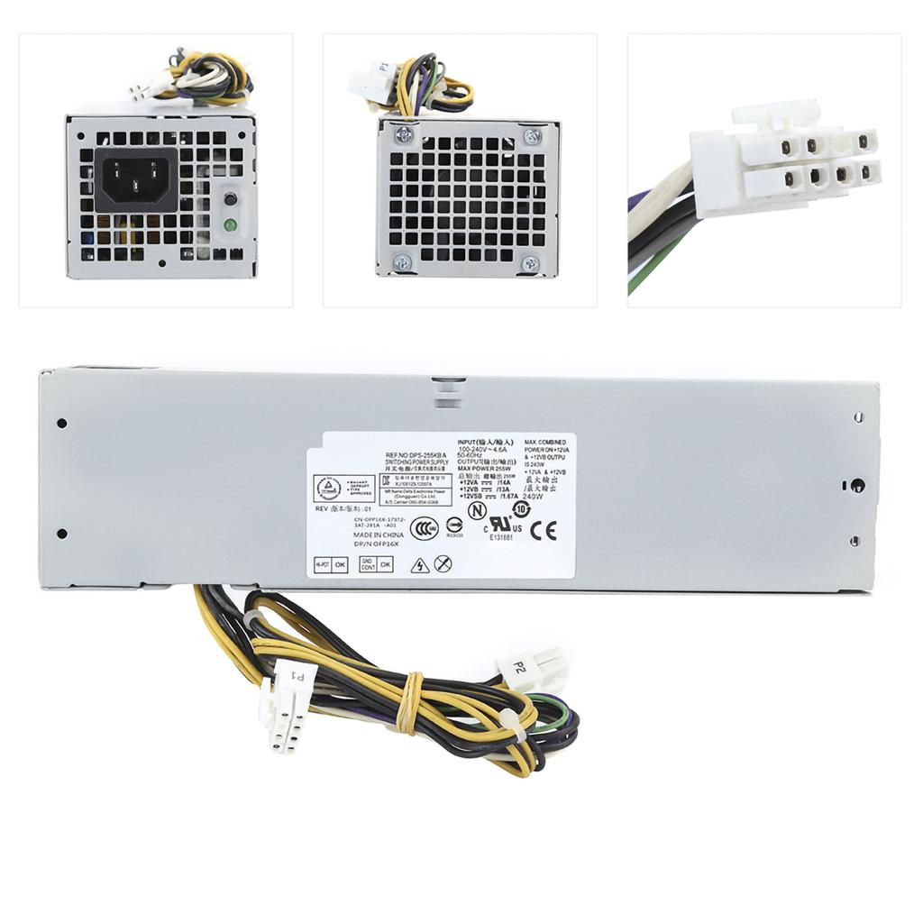 Power Supply for Dell Optiplex 3020 7020 9020SFF Desktop Computer Supplies 100‑240V