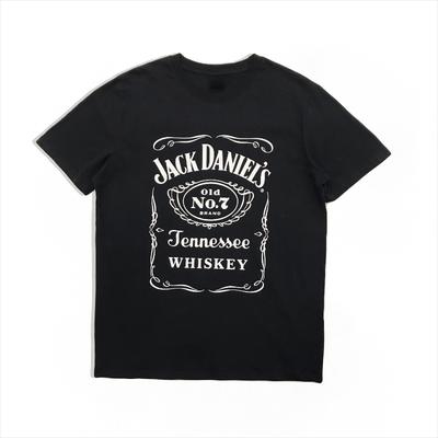 2025 Unisex Kurzarm T-Shirt Weinkultur Whiskey-Druck Retro-Trend Freizeit Straße Hohe Qualität Luxusmarke Verkauf Beliebt