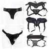 Lace Chastity Panties with Silicone Restraints & Neoprene SM Accessory for Adult Play