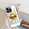 Guns N Roses Phone Case For Apple Iphone 16 15+ 17 Pro Max 14 Plus 16E Air 13 12 Mini Clear Cover Silicone Cute Shell Soft