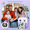 Kids Toys Camera Instant Thermal Printing Camera Children Christmas Birthday Gift 2-Inch HD Screen 16X Zoom Vlog Photography