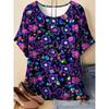 Casual Loose Crew Neck Women's Top Fashion Short Sleeves Comfortable Breathable T-Shirts Women’s