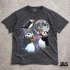 T-shirt Puffin, T-shirt Grafica Uccello Marino Vintage, Carina Maglietta Uccello Marino, Divertente T-shirt Fauna Selvatica, Top Animale Retro Oversize, Natura Costiera