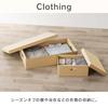 Iris Ohyama Cardboard Storage Case, Organizer, Small Item Storage Case, Paper Box, Craft, Cardboard, Set of 2, DB-700, White