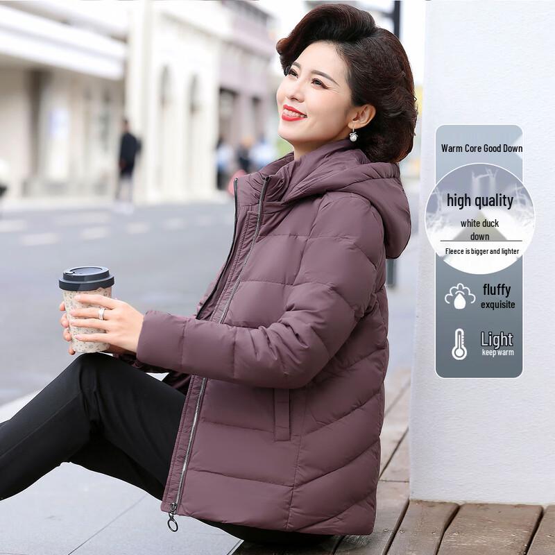 

Pasite Women s Warm Hooded Down Jacket 4XL