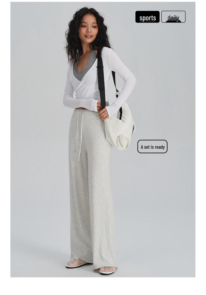 2026 Spring/Summer Women's Tall Wide-Leg Yoga & Fitness Pants