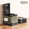 Portable Reusable Mobile Toilet & Camping Trash Can, Durable Outdoor Multifunctional Sanitation Gear, Emergency Camping Supplies