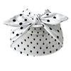Retro Polka Dot Elastic Bow Headband – Fashionable Women's Hair Accessory