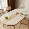 Oval Tablecloth Waterproof Oil-Proof Scalding Leave-In Oval Table Mat Leather Household Nordic Internet Celebrity Table Cloth