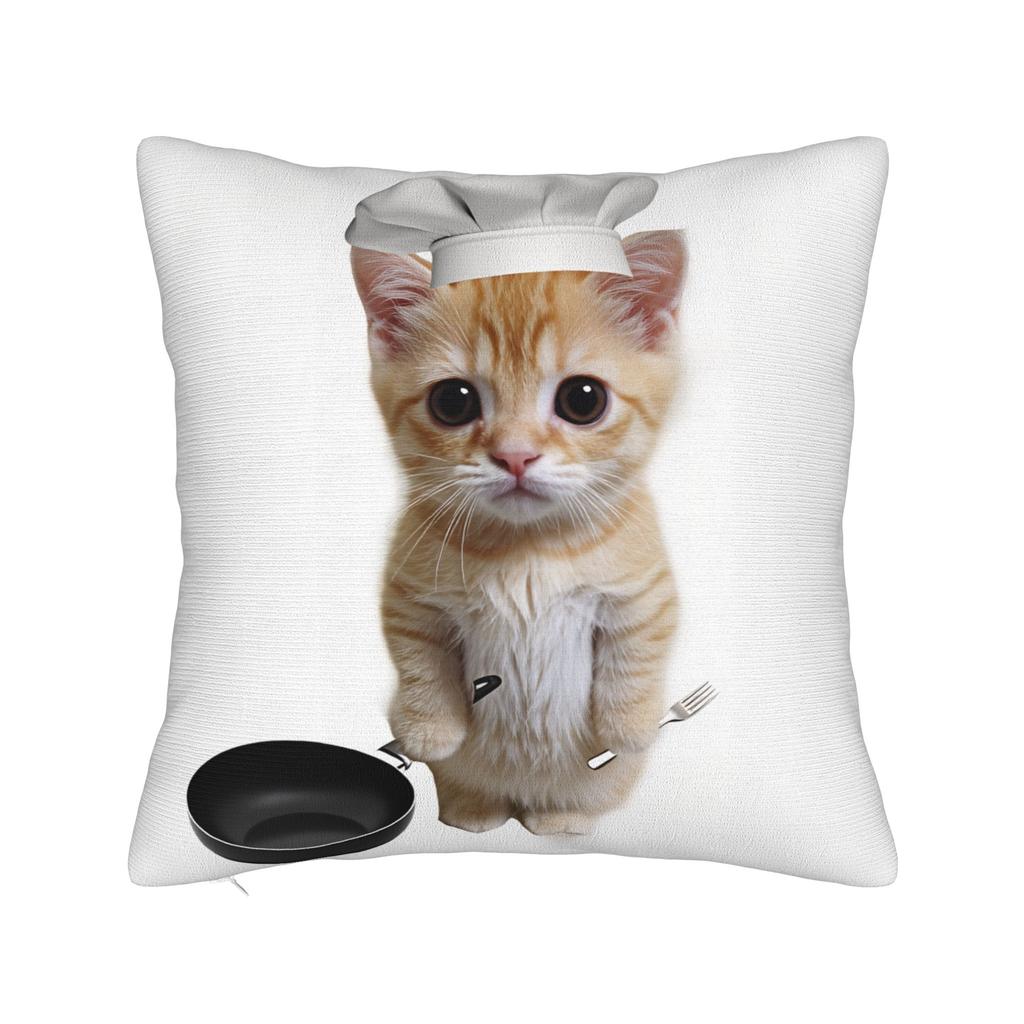 Funny Smiling Meowl Cat (2) Pillow Case Morden Pillow Cover Design Pillowcases For Sofa Bedroom Home Decor