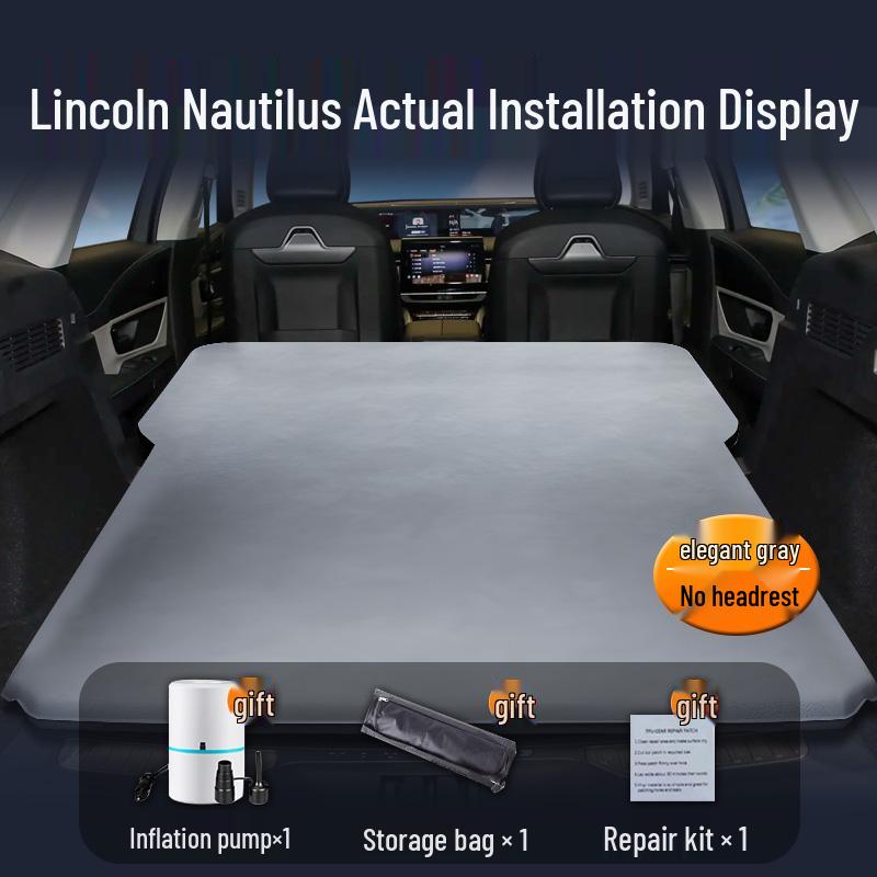 Надувной матрас для Lincoln Nautilus 2025 года - Автомобильный спальный коврик для заднего сиденья или багажника Lincoln Nautilus 2024-2025
