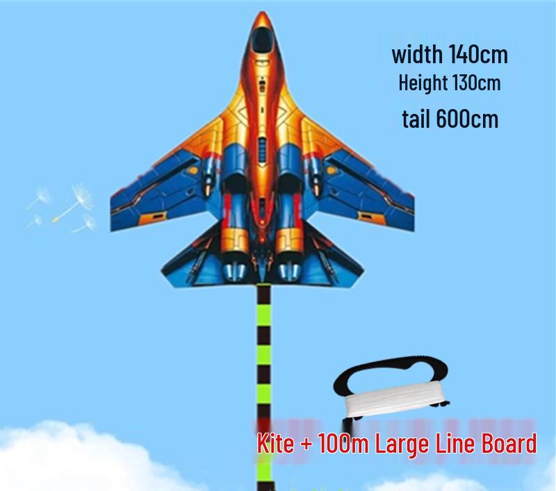 Stealth Fighter Airplane Kite: Easy-to-Fly Children's Breeze Kite