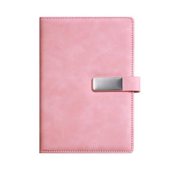 Premium Soft Leather Buckle Diary – Business Office Gift Set with Logo Imprint