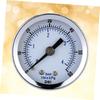 GLEAVI Burl Pressure Gauge 0-60 Psi Compressed Air Gauge Dual Scale 1/8 Thread Steel Meter