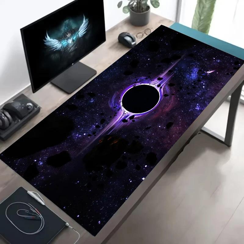 Cosmic Black Hole Mouse Pad MM Large Computer Office Mini PC Desk Mat XXL Laptop Tablet Gaming Keyboard Desk Accessories