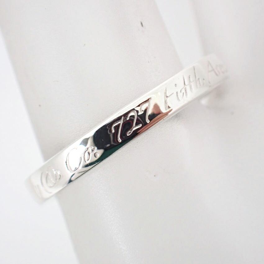 [Pre-owned] TIFFANY/Tiffany 925 Notes Narrow Ring / Size 11.5 / J68-6